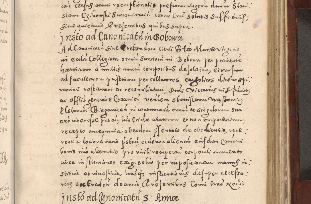 Zdjęcie nr 737 dla obiektu archiwalnego: Acta actorum causarum sententiarum tam diffinitivarum quam interloquutoriarum decretorum obligationum quietationum, constitutionum procuratorum etc. etc. coram Reverendo Domino Stanislao Manieczki Sacratissimi Corporis Christi Cazimiriae Praeposito Viccario in Spiritualibus ac Officiali Generali Cracoviensi ad Annum Domini Millesimum Quingentesimum Octuagesimum Tercium indictione undecima pontificatus Sanctissimi in Christo Patris Domini Nostri Domini Gregorii Divina Providentia Papae Tredecimi Anno ipsius duodecima faeliciter inchoantur 
