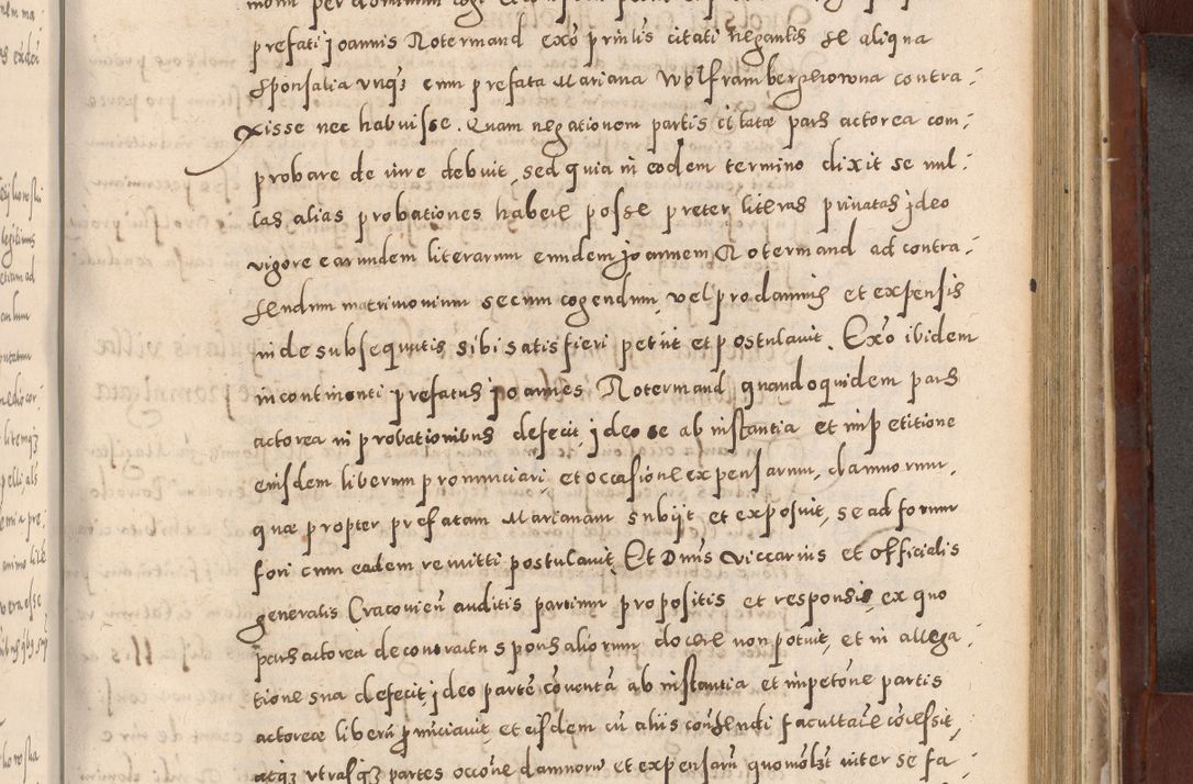 Zdjęcie nr 739 dla obiektu archiwalnego: Acta actorum causarum sententiarum tam diffinitivarum quam interloquutoriarum decretorum obligationum quietationum, constitutionum procuratorum etc. etc. coram Reverendo Domino Stanislao Manieczki Sacratissimi Corporis Christi Cazimiriae Praeposito Viccario in Spiritualibus ac Officiali Generali Cracoviensi ad Annum Domini Millesimum Quingentesimum Octuagesimum Tercium indictione undecima pontificatus Sanctissimi in Christo Patris Domini Nostri Domini Gregorii Divina Providentia Papae Tredecimi Anno ipsius duodecima faeliciter inchoantur 