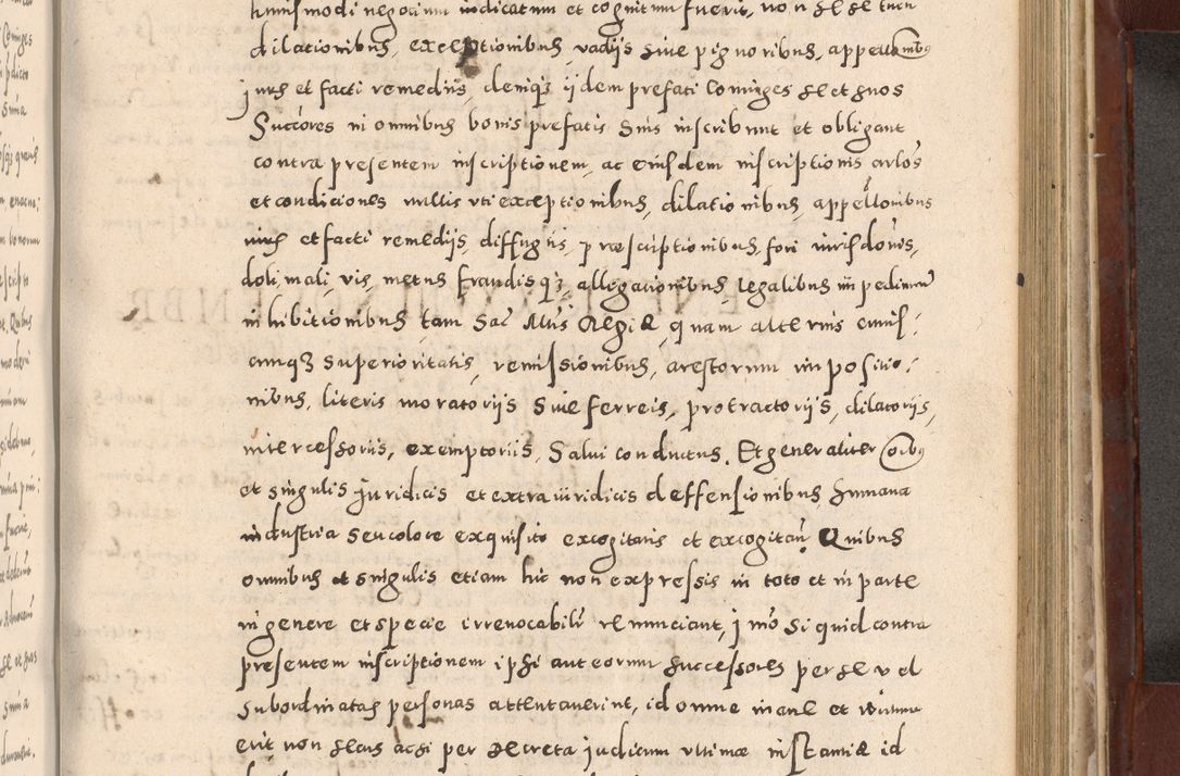 Zdjęcie nr 733 dla obiektu archiwalnego: Acta actorum causarum sententiarum tam diffinitivarum quam interloquutoriarum decretorum obligationum quietationum, constitutionum procuratorum etc. etc. coram Reverendo Domino Stanislao Manieczki Sacratissimi Corporis Christi Cazimiriae Praeposito Viccario in Spiritualibus ac Officiali Generali Cracoviensi ad Annum Domini Millesimum Quingentesimum Octuagesimum Tercium indictione undecima pontificatus Sanctissimi in Christo Patris Domini Nostri Domini Gregorii Divina Providentia Papae Tredecimi Anno ipsius duodecima faeliciter inchoantur 