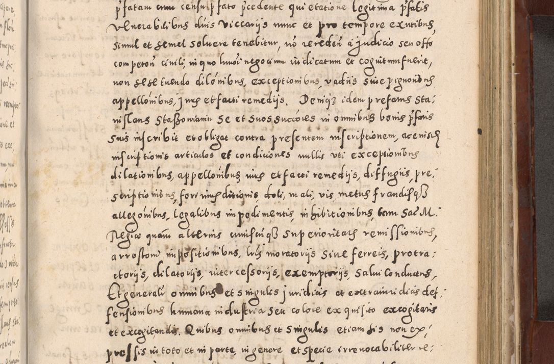 Zdjęcie nr 729 dla obiektu archiwalnego: Acta actorum causarum sententiarum tam diffinitivarum quam interloquutoriarum decretorum obligationum quietationum, constitutionum procuratorum etc. etc. coram Reverendo Domino Stanislao Manieczki Sacratissimi Corporis Christi Cazimiriae Praeposito Viccario in Spiritualibus ac Officiali Generali Cracoviensi ad Annum Domini Millesimum Quingentesimum Octuagesimum Tercium indictione undecima pontificatus Sanctissimi in Christo Patris Domini Nostri Domini Gregorii Divina Providentia Papae Tredecimi Anno ipsius duodecima faeliciter inchoantur 