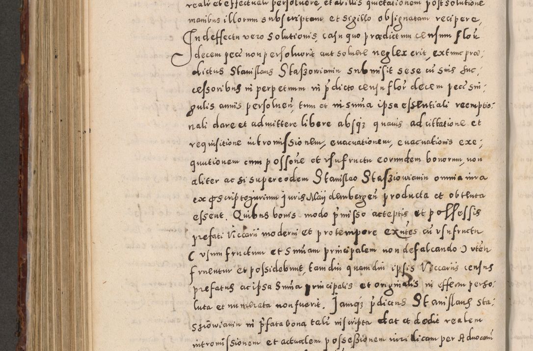 Zdjęcie nr 728 dla obiektu archiwalnego: Acta actorum causarum sententiarum tam diffinitivarum quam interloquutoriarum decretorum obligationum quietationum, constitutionum procuratorum etc. etc. coram Reverendo Domino Stanislao Manieczki Sacratissimi Corporis Christi Cazimiriae Praeposito Viccario in Spiritualibus ac Officiali Generali Cracoviensi ad Annum Domini Millesimum Quingentesimum Octuagesimum Tercium indictione undecima pontificatus Sanctissimi in Christo Patris Domini Nostri Domini Gregorii Divina Providentia Papae Tredecimi Anno ipsius duodecima faeliciter inchoantur 