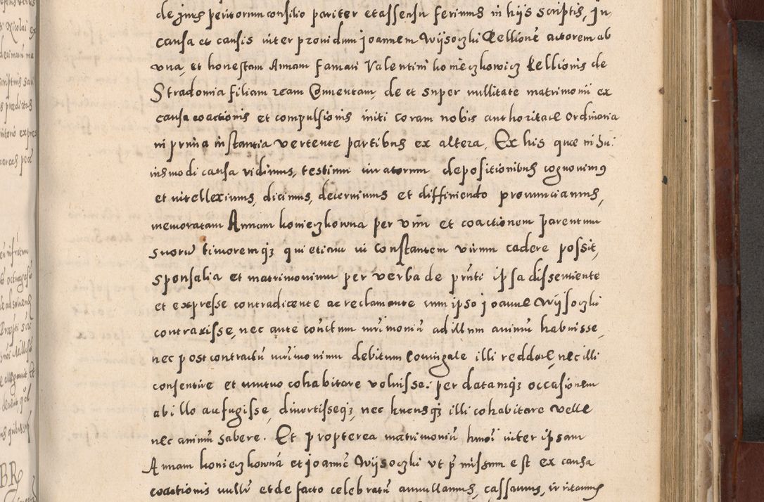 Zdjęcie nr 719 dla obiektu archiwalnego: Acta actorum causarum sententiarum tam diffinitivarum quam interloquutoriarum decretorum obligationum quietationum, constitutionum procuratorum etc. etc. coram Reverendo Domino Stanislao Manieczki Sacratissimi Corporis Christi Cazimiriae Praeposito Viccario in Spiritualibus ac Officiali Generali Cracoviensi ad Annum Domini Millesimum Quingentesimum Octuagesimum Tercium indictione undecima pontificatus Sanctissimi in Christo Patris Domini Nostri Domini Gregorii Divina Providentia Papae Tredecimi Anno ipsius duodecima faeliciter inchoantur 