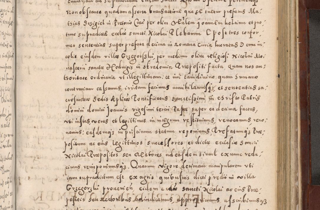 Zdjęcie nr 717 dla obiektu archiwalnego: Acta actorum causarum sententiarum tam diffinitivarum quam interloquutoriarum decretorum obligationum quietationum, constitutionum procuratorum etc. etc. coram Reverendo Domino Stanislao Manieczki Sacratissimi Corporis Christi Cazimiriae Praeposito Viccario in Spiritualibus ac Officiali Generali Cracoviensi ad Annum Domini Millesimum Quingentesimum Octuagesimum Tercium indictione undecima pontificatus Sanctissimi in Christo Patris Domini Nostri Domini Gregorii Divina Providentia Papae Tredecimi Anno ipsius duodecima faeliciter inchoantur 