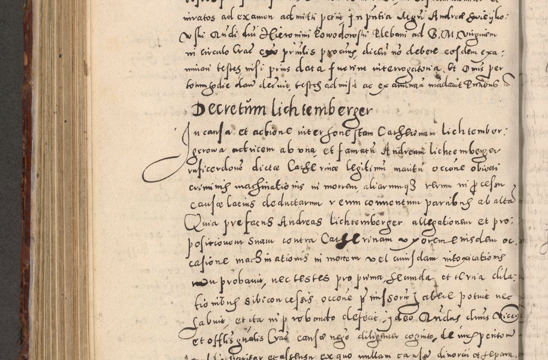 Zdjęcie nr 714 dla obiektu archiwalnego: Acta actorum causarum sententiarum tam diffinitivarum quam interloquutoriarum decretorum obligationum quietationum, constitutionum procuratorum etc. etc. coram Reverendo Domino Stanislao Manieczki Sacratissimi Corporis Christi Cazimiriae Praeposito Viccario in Spiritualibus ac Officiali Generali Cracoviensi ad Annum Domini Millesimum Quingentesimum Octuagesimum Tercium indictione undecima pontificatus Sanctissimi in Christo Patris Domini Nostri Domini Gregorii Divina Providentia Papae Tredecimi Anno ipsius duodecima faeliciter inchoantur 