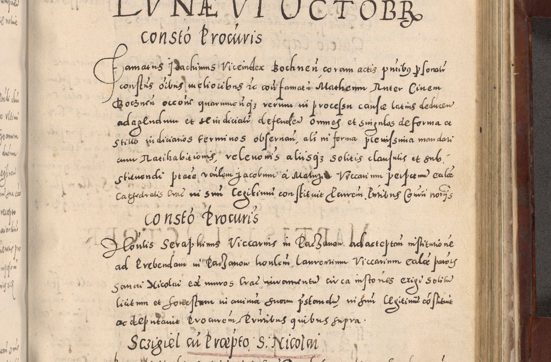 Zdjęcie nr 695 dla obiektu archiwalnego: Acta actorum causarum sententiarum tam diffinitivarum quam interloquutoriarum decretorum obligationum quietationum, constitutionum procuratorum etc. etc. coram Reverendo Domino Stanislao Manieczki Sacratissimi Corporis Christi Cazimiriae Praeposito Viccario in Spiritualibus ac Officiali Generali Cracoviensi ad Annum Domini Millesimum Quingentesimum Octuagesimum Tercium indictione undecima pontificatus Sanctissimi in Christo Patris Domini Nostri Domini Gregorii Divina Providentia Papae Tredecimi Anno ipsius duodecima faeliciter inchoantur 