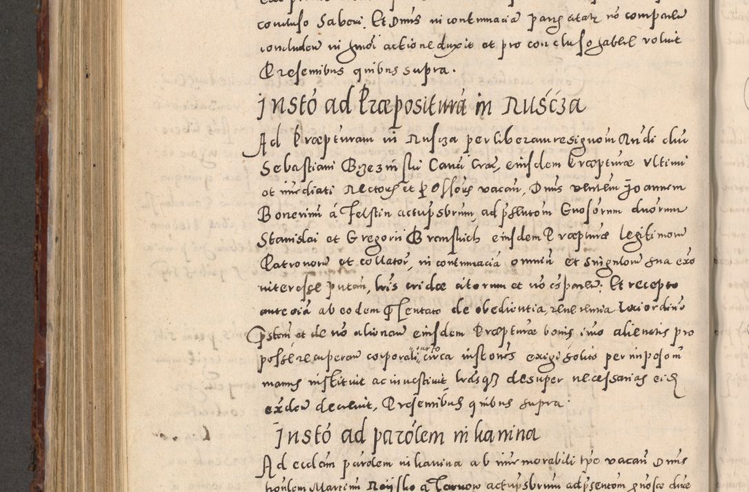 Zdjęcie nr 694 dla obiektu archiwalnego: Acta actorum causarum sententiarum tam diffinitivarum quam interloquutoriarum decretorum obligationum quietationum, constitutionum procuratorum etc. etc. coram Reverendo Domino Stanislao Manieczki Sacratissimi Corporis Christi Cazimiriae Praeposito Viccario in Spiritualibus ac Officiali Generali Cracoviensi ad Annum Domini Millesimum Quingentesimum Octuagesimum Tercium indictione undecima pontificatus Sanctissimi in Christo Patris Domini Nostri Domini Gregorii Divina Providentia Papae Tredecimi Anno ipsius duodecima faeliciter inchoantur 