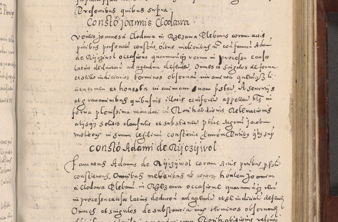 Zdjęcie nr 685 dla obiektu archiwalnego: Acta actorum causarum sententiarum tam diffinitivarum quam interloquutoriarum decretorum obligationum quietationum, constitutionum procuratorum etc. etc. coram Reverendo Domino Stanislao Manieczki Sacratissimi Corporis Christi Cazimiriae Praeposito Viccario in Spiritualibus ac Officiali Generali Cracoviensi ad Annum Domini Millesimum Quingentesimum Octuagesimum Tercium indictione undecima pontificatus Sanctissimi in Christo Patris Domini Nostri Domini Gregorii Divina Providentia Papae Tredecimi Anno ipsius duodecima faeliciter inchoantur 