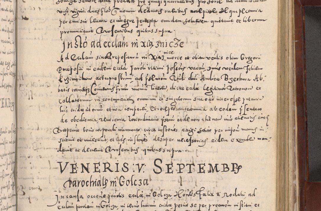 Zdjęcie nr 673 dla obiektu archiwalnego: Acta actorum causarum sententiarum tam diffinitivarum quam interloquutoriarum decretorum obligationum quietationum, constitutionum procuratorum etc. etc. coram Reverendo Domino Stanislao Manieczki Sacratissimi Corporis Christi Cazimiriae Praeposito Viccario in Spiritualibus ac Officiali Generali Cracoviensi ad Annum Domini Millesimum Quingentesimum Octuagesimum Tercium indictione undecima pontificatus Sanctissimi in Christo Patris Domini Nostri Domini Gregorii Divina Providentia Papae Tredecimi Anno ipsius duodecima faeliciter inchoantur 