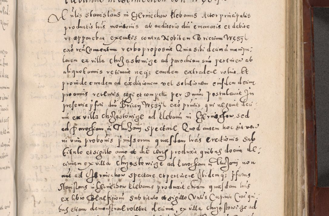 Zdjęcie nr 663 dla obiektu archiwalnego: Acta actorum causarum sententiarum tam diffinitivarum quam interloquutoriarum decretorum obligationum quietationum, constitutionum procuratorum etc. etc. coram Reverendo Domino Stanislao Manieczki Sacratissimi Corporis Christi Cazimiriae Praeposito Viccario in Spiritualibus ac Officiali Generali Cracoviensi ad Annum Domini Millesimum Quingentesimum Octuagesimum Tercium indictione undecima pontificatus Sanctissimi in Christo Patris Domini Nostri Domini Gregorii Divina Providentia Papae Tredecimi Anno ipsius duodecima faeliciter inchoantur 