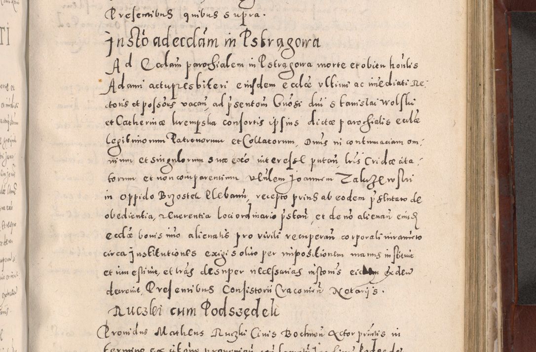 Zdjęcie nr 661 dla obiektu archiwalnego: Acta actorum causarum sententiarum tam diffinitivarum quam interloquutoriarum decretorum obligationum quietationum, constitutionum procuratorum etc. etc. coram Reverendo Domino Stanislao Manieczki Sacratissimi Corporis Christi Cazimiriae Praeposito Viccario in Spiritualibus ac Officiali Generali Cracoviensi ad Annum Domini Millesimum Quingentesimum Octuagesimum Tercium indictione undecima pontificatus Sanctissimi in Christo Patris Domini Nostri Domini Gregorii Divina Providentia Papae Tredecimi Anno ipsius duodecima faeliciter inchoantur 