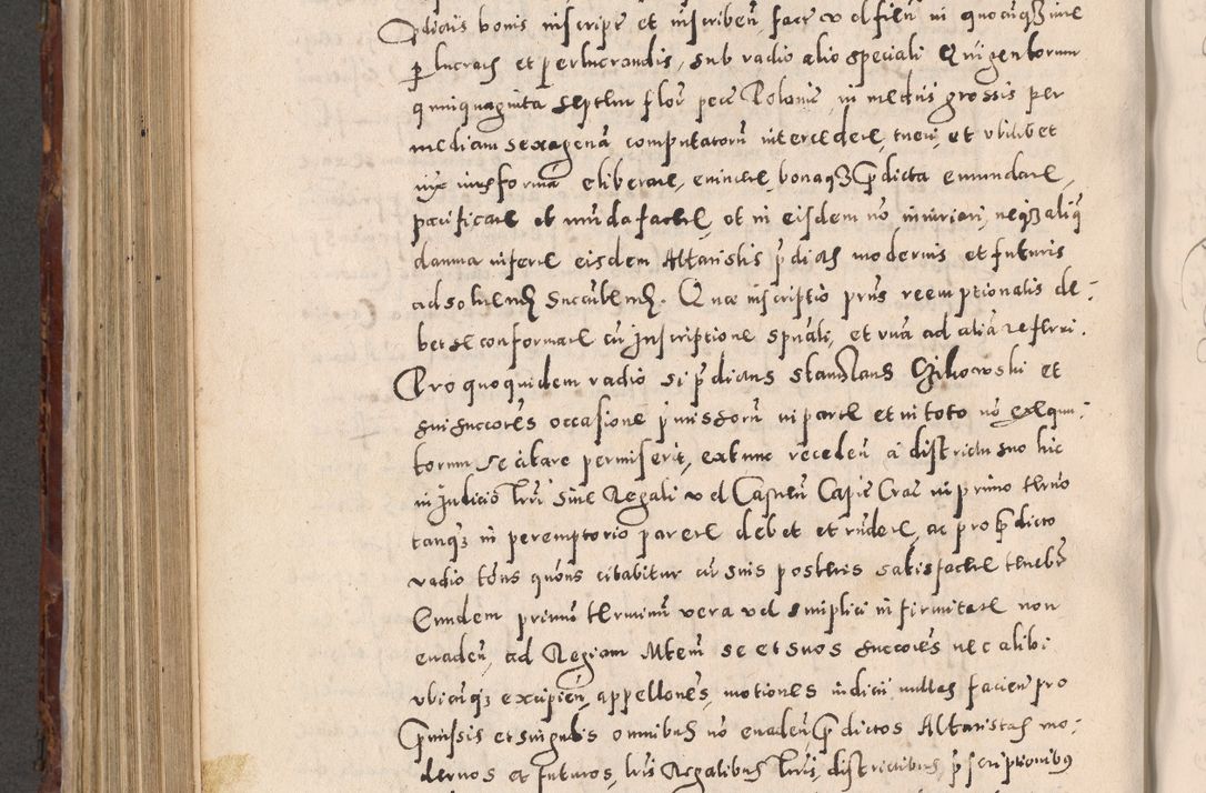 Zdjęcie nr 654 dla obiektu archiwalnego: Acta actorum causarum sententiarum tam diffinitivarum quam interloquutoriarum decretorum obligationum quietationum, constitutionum procuratorum etc. etc. coram Reverendo Domino Stanislao Manieczki Sacratissimi Corporis Christi Cazimiriae Praeposito Viccario in Spiritualibus ac Officiali Generali Cracoviensi ad Annum Domini Millesimum Quingentesimum Octuagesimum Tercium indictione undecima pontificatus Sanctissimi in Christo Patris Domini Nostri Domini Gregorii Divina Providentia Papae Tredecimi Anno ipsius duodecima faeliciter inchoantur 