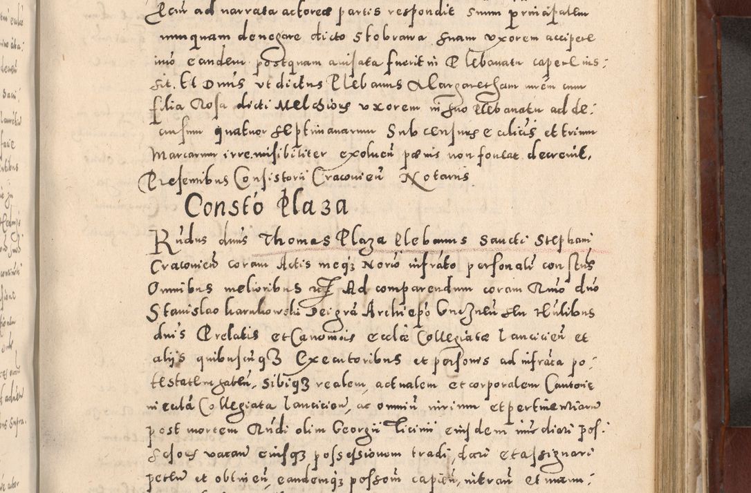 Zdjęcie nr 643 dla obiektu archiwalnego: Acta actorum causarum sententiarum tam diffinitivarum quam interloquutoriarum decretorum obligationum quietationum, constitutionum procuratorum etc. etc. coram Reverendo Domino Stanislao Manieczki Sacratissimi Corporis Christi Cazimiriae Praeposito Viccario in Spiritualibus ac Officiali Generali Cracoviensi ad Annum Domini Millesimum Quingentesimum Octuagesimum Tercium indictione undecima pontificatus Sanctissimi in Christo Patris Domini Nostri Domini Gregorii Divina Providentia Papae Tredecimi Anno ipsius duodecima faeliciter inchoantur 