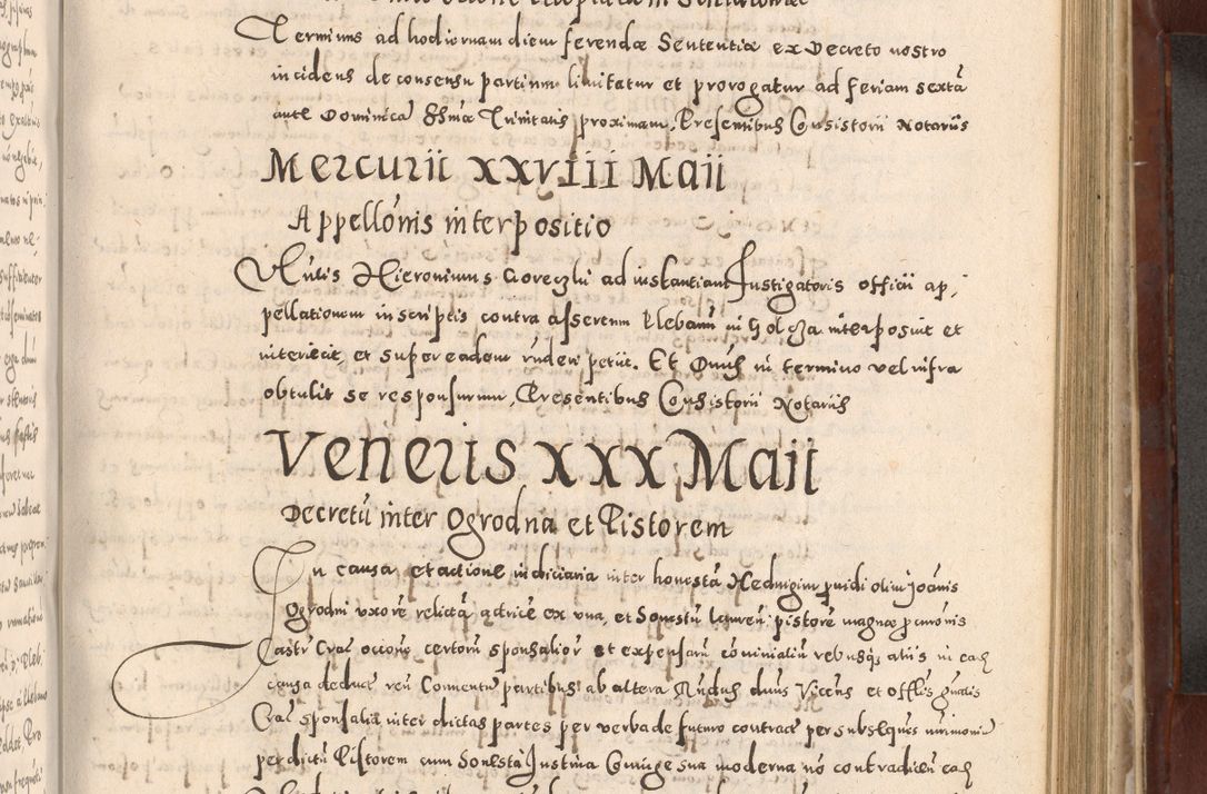 Zdjęcie nr 623 dla obiektu archiwalnego: Acta actorum causarum sententiarum tam diffinitivarum quam interloquutoriarum decretorum obligationum quietationum, constitutionum procuratorum etc. etc. coram Reverendo Domino Stanislao Manieczki Sacratissimi Corporis Christi Cazimiriae Praeposito Viccario in Spiritualibus ac Officiali Generali Cracoviensi ad Annum Domini Millesimum Quingentesimum Octuagesimum Tercium indictione undecima pontificatus Sanctissimi in Christo Patris Domini Nostri Domini Gregorii Divina Providentia Papae Tredecimi Anno ipsius duodecima faeliciter inchoantur 