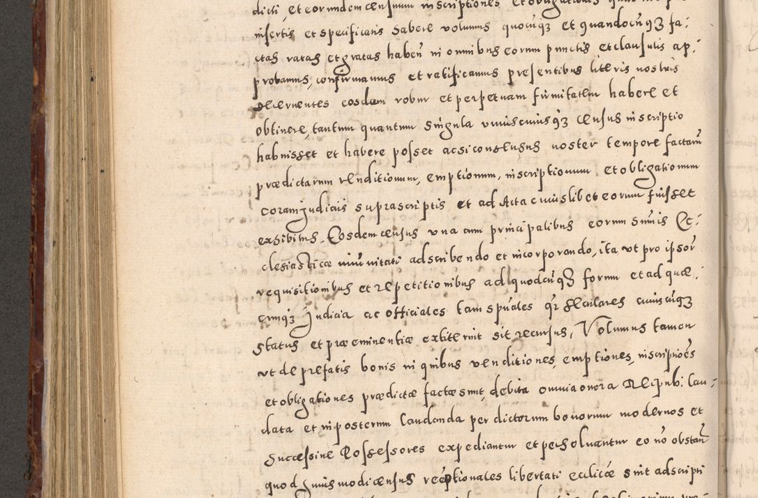 Zdjęcie nr 616 dla obiektu archiwalnego: Acta actorum causarum sententiarum tam diffinitivarum quam interloquutoriarum decretorum obligationum quietationum, constitutionum procuratorum etc. etc. coram Reverendo Domino Stanislao Manieczki Sacratissimi Corporis Christi Cazimiriae Praeposito Viccario in Spiritualibus ac Officiali Generali Cracoviensi ad Annum Domini Millesimum Quingentesimum Octuagesimum Tercium indictione undecima pontificatus Sanctissimi in Christo Patris Domini Nostri Domini Gregorii Divina Providentia Papae Tredecimi Anno ipsius duodecima faeliciter inchoantur 