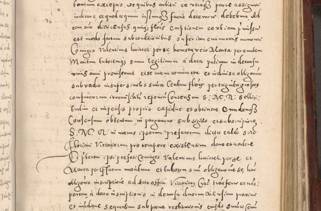 Zdjęcie nr 613 dla obiektu archiwalnego: Acta actorum causarum sententiarum tam diffinitivarum quam interloquutoriarum decretorum obligationum quietationum, constitutionum procuratorum etc. etc. coram Reverendo Domino Stanislao Manieczki Sacratissimi Corporis Christi Cazimiriae Praeposito Viccario in Spiritualibus ac Officiali Generali Cracoviensi ad Annum Domini Millesimum Quingentesimum Octuagesimum Tercium indictione undecima pontificatus Sanctissimi in Christo Patris Domini Nostri Domini Gregorii Divina Providentia Papae Tredecimi Anno ipsius duodecima faeliciter inchoantur 