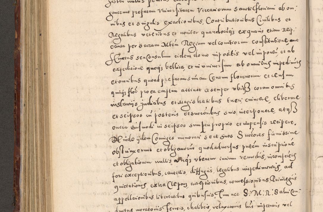 Zdjęcie nr 612 dla obiektu archiwalnego: Acta actorum causarum sententiarum tam diffinitivarum quam interloquutoriarum decretorum obligationum quietationum, constitutionum procuratorum etc. etc. coram Reverendo Domino Stanislao Manieczki Sacratissimi Corporis Christi Cazimiriae Praeposito Viccario in Spiritualibus ac Officiali Generali Cracoviensi ad Annum Domini Millesimum Quingentesimum Octuagesimum Tercium indictione undecima pontificatus Sanctissimi in Christo Patris Domini Nostri Domini Gregorii Divina Providentia Papae Tredecimi Anno ipsius duodecima faeliciter inchoantur 