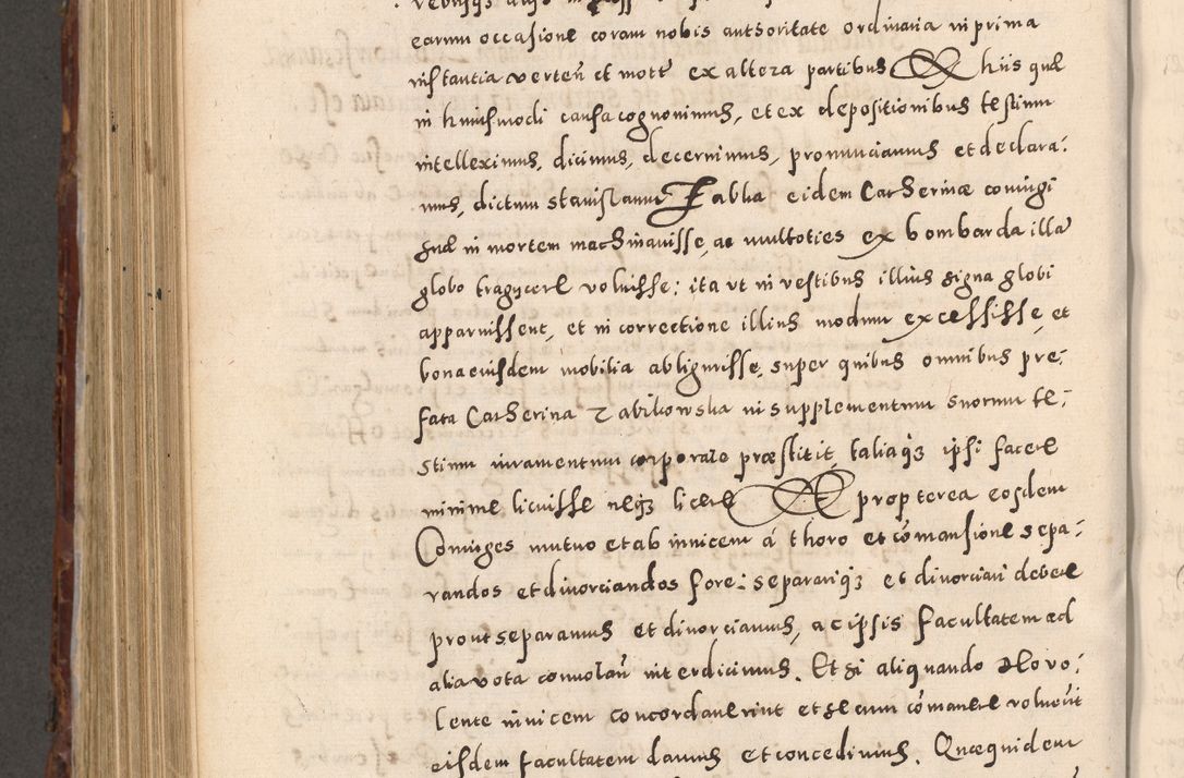 Zdjęcie nr 810 dla obiektu archiwalnego: Acta actorum causarum sententiarum tam diffinitivarum quam interloquutoriarum decretorum obligationum quietationum, constitutionum procuratorum etc. etc. coram Reverendo Domino Stanislao Manieczki Sacratissimi Corporis Christi Cazimiriae Praeposito Viccario in Spiritualibus ac Officiali Generali Cracoviensi ad Annum Domini Millesimum Quingentesimum Octuagesimum Tercium indictione undecima pontificatus Sanctissimi in Christo Patris Domini Nostri Domini Gregorii Divina Providentia Papae Tredecimi Anno ipsius duodecima faeliciter inchoantur 