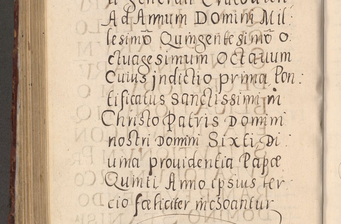 Zdjęcie nr 990 dla obiektu archiwalnego: Acta actorum causarum sententiarum tam diffinitivarum quam interloquutoriarum decretorum obligationum quietationum, constitutionum procuratorum etc. etc. coram Reverendo Domino Stanislao Manieczki Sacratissimi Corporis Christi Cazimiriae Praeposito Viccario in Spiritualibus ac Officiali Generali Cracoviensi ad Annum Domini Millesimum Quingentesimum Octuagesimum Tercium indictione undecima pontificatus Sanctissimi in Christo Patris Domini Nostri Domini Gregorii Divina Providentia Papae Tredecimi Anno ipsius duodecima faeliciter inchoantur 