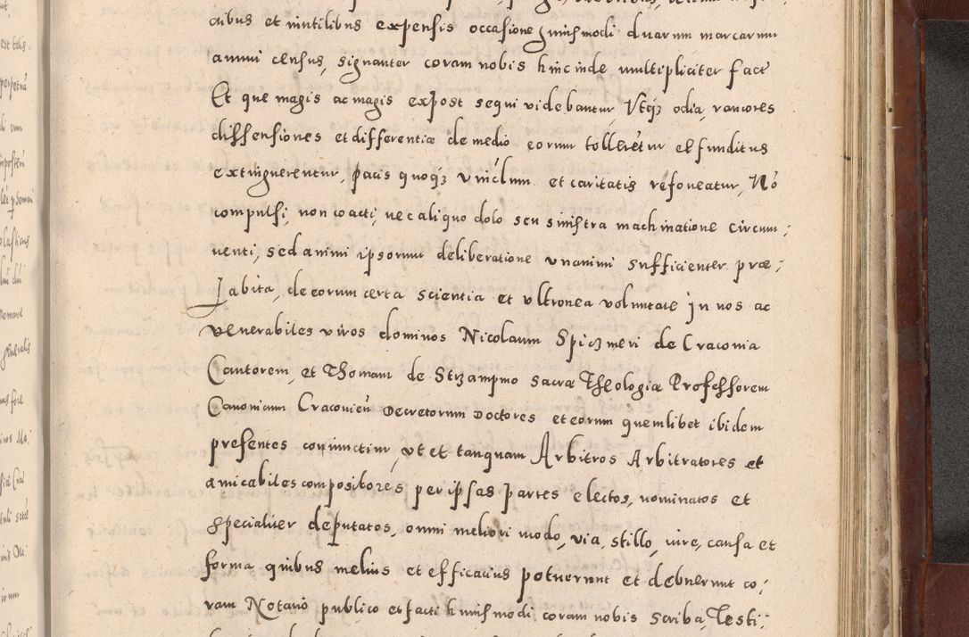 Zdjęcie nr 949 dla obiektu archiwalnego: Acta actorum causarum sententiarum tam diffinitivarum quam interloquutoriarum decretorum obligationum quietationum, constitutionum procuratorum etc. etc. coram Reverendo Domino Stanislao Manieczki Sacratissimi Corporis Christi Cazimiriae Praeposito Viccario in Spiritualibus ac Officiali Generali Cracoviensi ad Annum Domini Millesimum Quingentesimum Octuagesimum Tercium indictione undecima pontificatus Sanctissimi in Christo Patris Domini Nostri Domini Gregorii Divina Providentia Papae Tredecimi Anno ipsius duodecima faeliciter inchoantur 