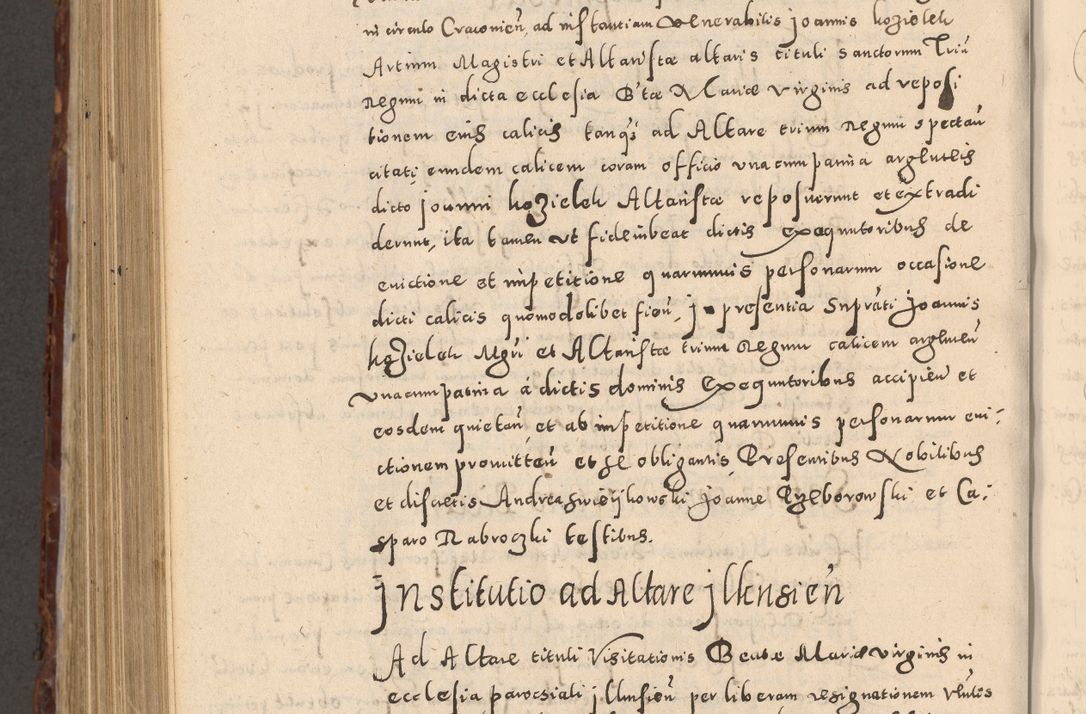 Zdjęcie nr 914 dla obiektu archiwalnego: Acta actorum causarum sententiarum tam diffinitivarum quam interloquutoriarum decretorum obligationum quietationum, constitutionum procuratorum etc. etc. coram Reverendo Domino Stanislao Manieczki Sacratissimi Corporis Christi Cazimiriae Praeposito Viccario in Spiritualibus ac Officiali Generali Cracoviensi ad Annum Domini Millesimum Quingentesimum Octuagesimum Tercium indictione undecima pontificatus Sanctissimi in Christo Patris Domini Nostri Domini Gregorii Divina Providentia Papae Tredecimi Anno ipsius duodecima faeliciter inchoantur 