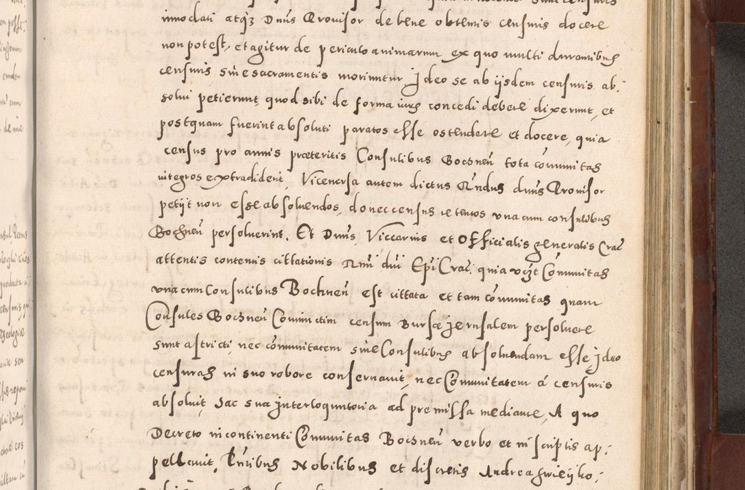 Zdjęcie nr 863 dla obiektu archiwalnego: Acta actorum causarum sententiarum tam diffinitivarum quam interloquutoriarum decretorum obligationum quietationum, constitutionum procuratorum etc. etc. coram Reverendo Domino Stanislao Manieczki Sacratissimi Corporis Christi Cazimiriae Praeposito Viccario in Spiritualibus ac Officiali Generali Cracoviensi ad Annum Domini Millesimum Quingentesimum Octuagesimum Tercium indictione undecima pontificatus Sanctissimi in Christo Patris Domini Nostri Domini Gregorii Divina Providentia Papae Tredecimi Anno ipsius duodecima faeliciter inchoantur 