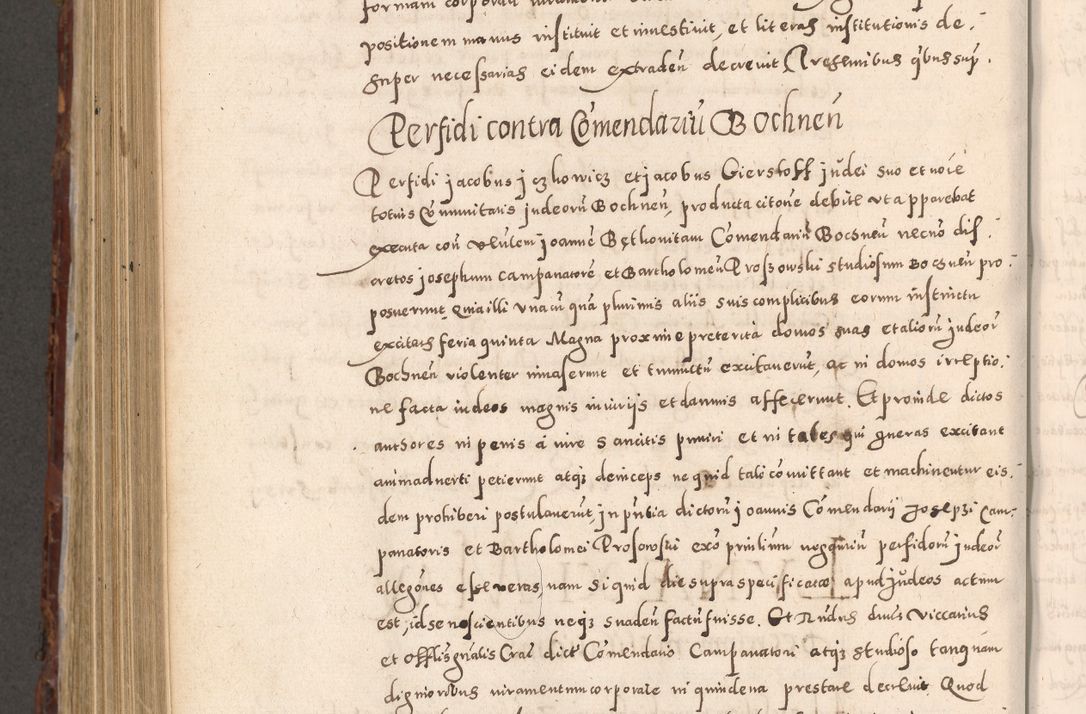 Zdjęcie nr 856 dla obiektu archiwalnego: Acta actorum causarum sententiarum tam diffinitivarum quam interloquutoriarum decretorum obligationum quietationum, constitutionum procuratorum etc. etc. coram Reverendo Domino Stanislao Manieczki Sacratissimi Corporis Christi Cazimiriae Praeposito Viccario in Spiritualibus ac Officiali Generali Cracoviensi ad Annum Domini Millesimum Quingentesimum Octuagesimum Tercium indictione undecima pontificatus Sanctissimi in Christo Patris Domini Nostri Domini Gregorii Divina Providentia Papae Tredecimi Anno ipsius duodecima faeliciter inchoantur 