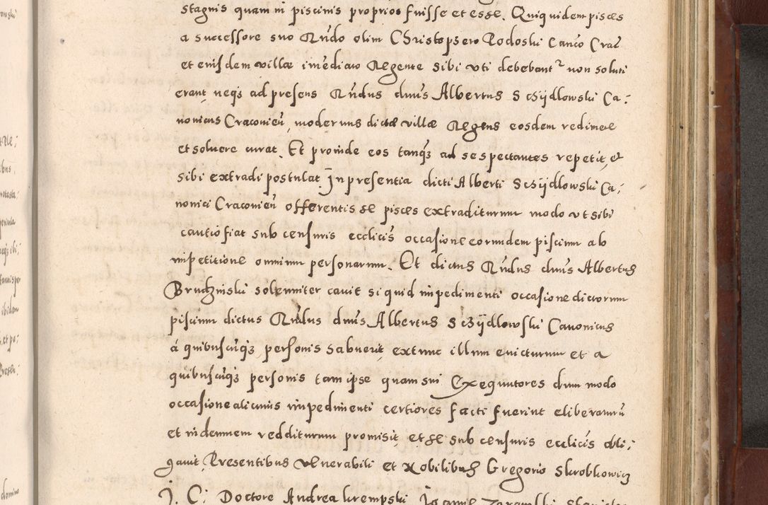 Zdjęcie nr 853 dla obiektu archiwalnego: Acta actorum causarum sententiarum tam diffinitivarum quam interloquutoriarum decretorum obligationum quietationum, constitutionum procuratorum etc. etc. coram Reverendo Domino Stanislao Manieczki Sacratissimi Corporis Christi Cazimiriae Praeposito Viccario in Spiritualibus ac Officiali Generali Cracoviensi ad Annum Domini Millesimum Quingentesimum Octuagesimum Tercium indictione undecima pontificatus Sanctissimi in Christo Patris Domini Nostri Domini Gregorii Divina Providentia Papae Tredecimi Anno ipsius duodecima faeliciter inchoantur 