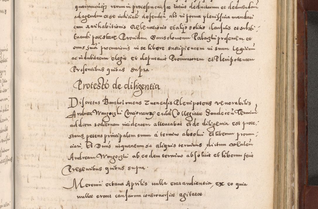 Zdjęcie nr 835 dla obiektu archiwalnego: Acta actorum causarum sententiarum tam diffinitivarum quam interloquutoriarum decretorum obligationum quietationum, constitutionum procuratorum etc. etc. coram Reverendo Domino Stanislao Manieczki Sacratissimi Corporis Christi Cazimiriae Praeposito Viccario in Spiritualibus ac Officiali Generali Cracoviensi ad Annum Domini Millesimum Quingentesimum Octuagesimum Tercium indictione undecima pontificatus Sanctissimi in Christo Patris Domini Nostri Domini Gregorii Divina Providentia Papae Tredecimi Anno ipsius duodecima faeliciter inchoantur 