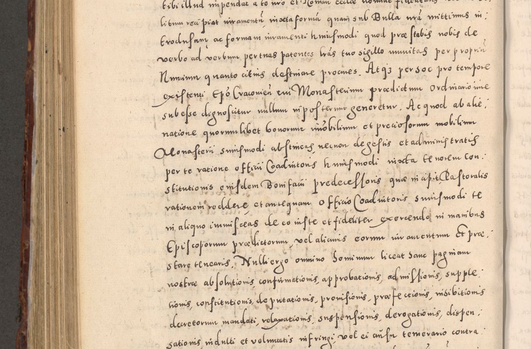 Zdjęcie nr 832 dla obiektu archiwalnego: Acta actorum causarum sententiarum tam diffinitivarum quam interloquutoriarum decretorum obligationum quietationum, constitutionum procuratorum etc. etc. coram Reverendo Domino Stanislao Manieczki Sacratissimi Corporis Christi Cazimiriae Praeposito Viccario in Spiritualibus ac Officiali Generali Cracoviensi ad Annum Domini Millesimum Quingentesimum Octuagesimum Tercium indictione undecima pontificatus Sanctissimi in Christo Patris Domini Nostri Domini Gregorii Divina Providentia Papae Tredecimi Anno ipsius duodecima faeliciter inchoantur 