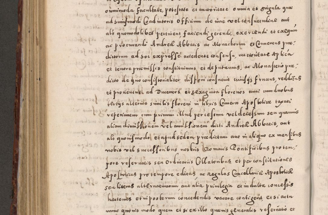 Zdjęcie nr 826 dla obiektu archiwalnego: Acta actorum causarum sententiarum tam diffinitivarum quam interloquutoriarum decretorum obligationum quietationum, constitutionum procuratorum etc. etc. coram Reverendo Domino Stanislao Manieczki Sacratissimi Corporis Christi Cazimiriae Praeposito Viccario in Spiritualibus ac Officiali Generali Cracoviensi ad Annum Domini Millesimum Quingentesimum Octuagesimum Tercium indictione undecima pontificatus Sanctissimi in Christo Patris Domini Nostri Domini Gregorii Divina Providentia Papae Tredecimi Anno ipsius duodecima faeliciter inchoantur 