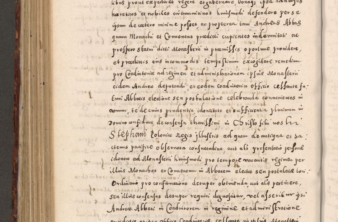 Zdjęcie nr 824 dla obiektu archiwalnego: Acta actorum causarum sententiarum tam diffinitivarum quam interloquutoriarum decretorum obligationum quietationum, constitutionum procuratorum etc. etc. coram Reverendo Domino Stanislao Manieczki Sacratissimi Corporis Christi Cazimiriae Praeposito Viccario in Spiritualibus ac Officiali Generali Cracoviensi ad Annum Domini Millesimum Quingentesimum Octuagesimum Tercium indictione undecima pontificatus Sanctissimi in Christo Patris Domini Nostri Domini Gregorii Divina Providentia Papae Tredecimi Anno ipsius duodecima faeliciter inchoantur 