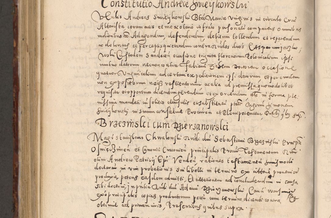 Zdjęcie nr 1186 dla obiektu archiwalnego: Acta actorum causarum sententiarum tam diffinitivarum quam interloquutoriarum decretorum obligationum quietationum, constitutionum procuratorum etc. etc. coram Reverendo Domino Stanislao Manieczki Sacratissimi Corporis Christi Cazimiriae Praeposito Viccario in Spiritualibus ac Officiali Generali Cracoviensi ad Annum Domini Millesimum Quingentesimum Octuagesimum Tercium indictione undecima pontificatus Sanctissimi in Christo Patris Domini Nostri Domini Gregorii Divina Providentia Papae Tredecimi Anno ipsius duodecima faeliciter inchoantur 