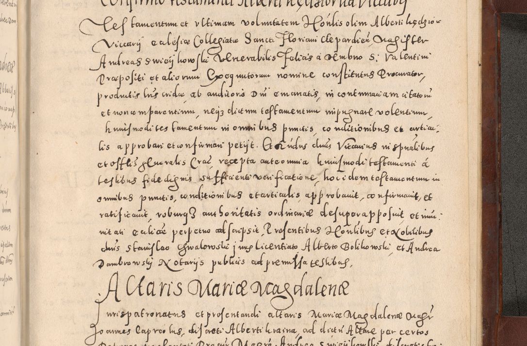 Zdjęcie nr 1183 dla obiektu archiwalnego: Acta actorum causarum sententiarum tam diffinitivarum quam interloquutoriarum decretorum obligationum quietationum, constitutionum procuratorum etc. etc. coram Reverendo Domino Stanislao Manieczki Sacratissimi Corporis Christi Cazimiriae Praeposito Viccario in Spiritualibus ac Officiali Generali Cracoviensi ad Annum Domini Millesimum Quingentesimum Octuagesimum Tercium indictione undecima pontificatus Sanctissimi in Christo Patris Domini Nostri Domini Gregorii Divina Providentia Papae Tredecimi Anno ipsius duodecima faeliciter inchoantur 