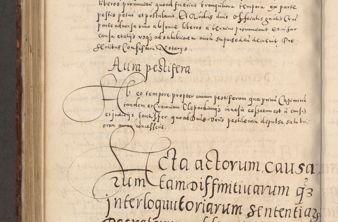 Zdjęcie nr 1162 dla obiektu archiwalnego: Acta actorum causarum sententiarum tam diffinitivarum quam interloquutoriarum decretorum obligationum quietationum, constitutionum procuratorum etc. etc. coram Reverendo Domino Stanislao Manieczki Sacratissimi Corporis Christi Cazimiriae Praeposito Viccario in Spiritualibus ac Officiali Generali Cracoviensi ad Annum Domini Millesimum Quingentesimum Octuagesimum Tercium indictione undecima pontificatus Sanctissimi in Christo Patris Domini Nostri Domini Gregorii Divina Providentia Papae Tredecimi Anno ipsius duodecima faeliciter inchoantur 