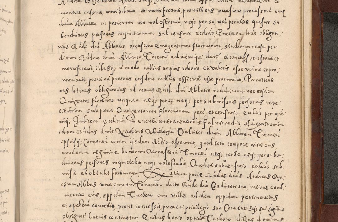 Zdjęcie nr 1149 dla obiektu archiwalnego: Acta actorum causarum sententiarum tam diffinitivarum quam interloquutoriarum decretorum obligationum quietationum, constitutionum procuratorum etc. etc. coram Reverendo Domino Stanislao Manieczki Sacratissimi Corporis Christi Cazimiriae Praeposito Viccario in Spiritualibus ac Officiali Generali Cracoviensi ad Annum Domini Millesimum Quingentesimum Octuagesimum Tercium indictione undecima pontificatus Sanctissimi in Christo Patris Domini Nostri Domini Gregorii Divina Providentia Papae Tredecimi Anno ipsius duodecima faeliciter inchoantur 