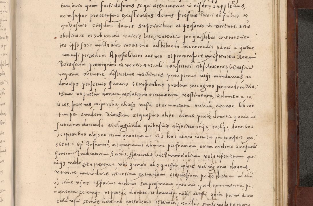 Zdjęcie nr 1129 dla obiektu archiwalnego: Acta actorum causarum sententiarum tam diffinitivarum quam interloquutoriarum decretorum obligationum quietationum, constitutionum procuratorum etc. etc. coram Reverendo Domino Stanislao Manieczki Sacratissimi Corporis Christi Cazimiriae Praeposito Viccario in Spiritualibus ac Officiali Generali Cracoviensi ad Annum Domini Millesimum Quingentesimum Octuagesimum Tercium indictione undecima pontificatus Sanctissimi in Christo Patris Domini Nostri Domini Gregorii Divina Providentia Papae Tredecimi Anno ipsius duodecima faeliciter inchoantur 