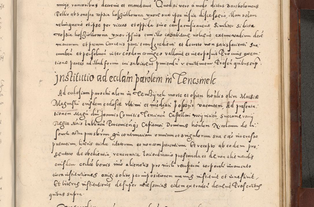 Zdjęcie nr 1117 dla obiektu archiwalnego: Acta actorum causarum sententiarum tam diffinitivarum quam interloquutoriarum decretorum obligationum quietationum, constitutionum procuratorum etc. etc. coram Reverendo Domino Stanislao Manieczki Sacratissimi Corporis Christi Cazimiriae Praeposito Viccario in Spiritualibus ac Officiali Generali Cracoviensi ad Annum Domini Millesimum Quingentesimum Octuagesimum Tercium indictione undecima pontificatus Sanctissimi in Christo Patris Domini Nostri Domini Gregorii Divina Providentia Papae Tredecimi Anno ipsius duodecima faeliciter inchoantur 