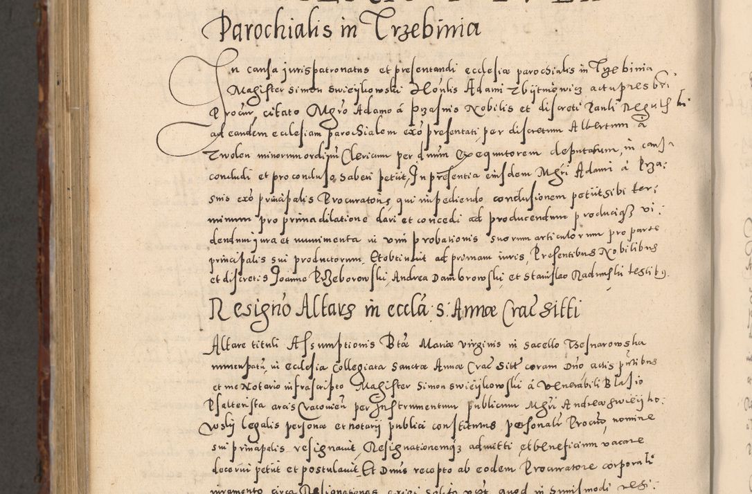 Zdjęcie nr 1110 dla obiektu archiwalnego: Acta actorum causarum sententiarum tam diffinitivarum quam interloquutoriarum decretorum obligationum quietationum, constitutionum procuratorum etc. etc. coram Reverendo Domino Stanislao Manieczki Sacratissimi Corporis Christi Cazimiriae Praeposito Viccario in Spiritualibus ac Officiali Generali Cracoviensi ad Annum Domini Millesimum Quingentesimum Octuagesimum Tercium indictione undecima pontificatus Sanctissimi in Christo Patris Domini Nostri Domini Gregorii Divina Providentia Papae Tredecimi Anno ipsius duodecima faeliciter inchoantur 