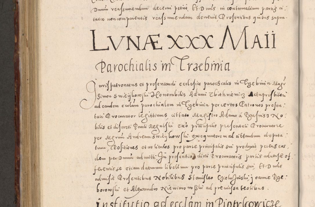 Zdjęcie nr 1092 dla obiektu archiwalnego: Acta actorum causarum sententiarum tam diffinitivarum quam interloquutoriarum decretorum obligationum quietationum, constitutionum procuratorum etc. etc. coram Reverendo Domino Stanislao Manieczki Sacratissimi Corporis Christi Cazimiriae Praeposito Viccario in Spiritualibus ac Officiali Generali Cracoviensi ad Annum Domini Millesimum Quingentesimum Octuagesimum Tercium indictione undecima pontificatus Sanctissimi in Christo Patris Domini Nostri Domini Gregorii Divina Providentia Papae Tredecimi Anno ipsius duodecima faeliciter inchoantur 