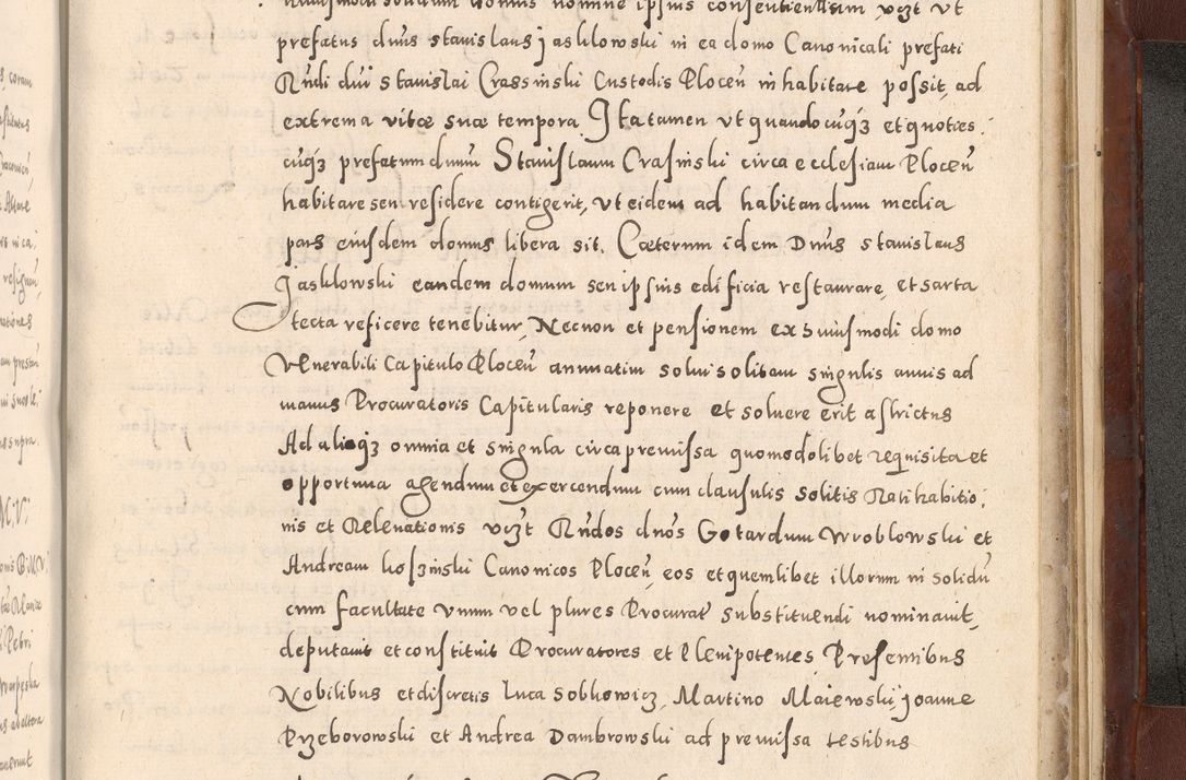 Zdjęcie nr 1083 dla obiektu archiwalnego: Acta actorum causarum sententiarum tam diffinitivarum quam interloquutoriarum decretorum obligationum quietationum, constitutionum procuratorum etc. etc. coram Reverendo Domino Stanislao Manieczki Sacratissimi Corporis Christi Cazimiriae Praeposito Viccario in Spiritualibus ac Officiali Generali Cracoviensi ad Annum Domini Millesimum Quingentesimum Octuagesimum Tercium indictione undecima pontificatus Sanctissimi in Christo Patris Domini Nostri Domini Gregorii Divina Providentia Papae Tredecimi Anno ipsius duodecima faeliciter inchoantur 