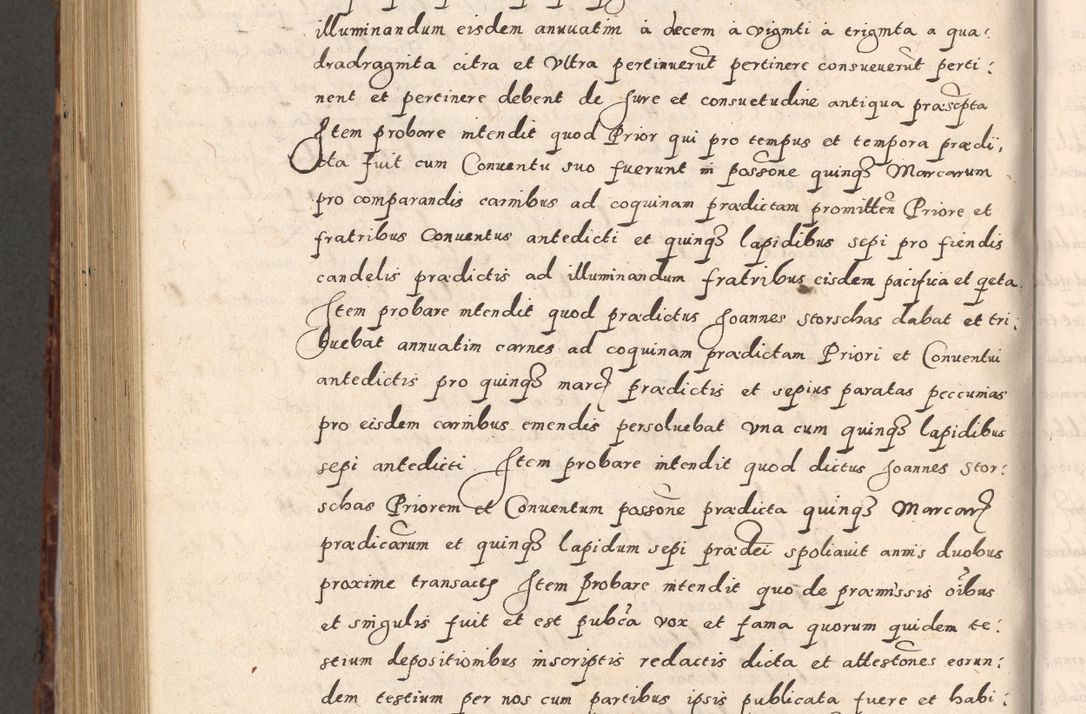 Zdjęcie nr 1022 dla obiektu archiwalnego: Acta actorum causarum sententiarum tam diffinitivarum quam interloquutoriarum decretorum obligationum quietationum, constitutionum procuratorum etc. etc. coram Reverendo Domino Stanislao Manieczki Sacratissimi Corporis Christi Cazimiriae Praeposito Viccario in Spiritualibus ac Officiali Generali Cracoviensi ad Annum Domini Millesimum Quingentesimum Octuagesimum Tercium indictione undecima pontificatus Sanctissimi in Christo Patris Domini Nostri Domini Gregorii Divina Providentia Papae Tredecimi Anno ipsius duodecima faeliciter inchoantur 