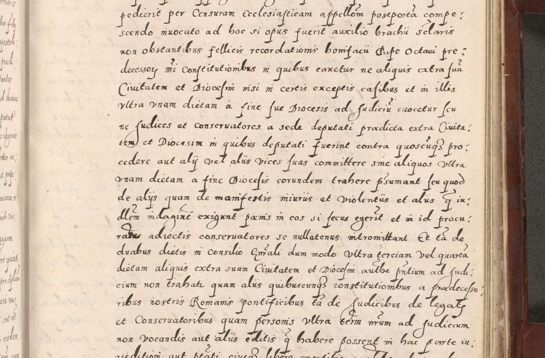 Zdjęcie nr 1017 dla obiektu archiwalnego: Acta actorum causarum sententiarum tam diffinitivarum quam interloquutoriarum decretorum obligationum quietationum, constitutionum procuratorum etc. etc. coram Reverendo Domino Stanislao Manieczki Sacratissimi Corporis Christi Cazimiriae Praeposito Viccario in Spiritualibus ac Officiali Generali Cracoviensi ad Annum Domini Millesimum Quingentesimum Octuagesimum Tercium indictione undecima pontificatus Sanctissimi in Christo Patris Domini Nostri Domini Gregorii Divina Providentia Papae Tredecimi Anno ipsius duodecima faeliciter inchoantur 