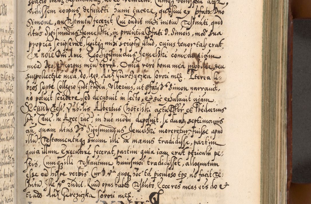 Zdjęcie nr 188 dla obiektu archiwalnego: Illistrissimo et revedissimo in Christo Patre Domino Domino Georgio Rzadziwił Miserone Divina Sacrostae R. E. Tituli S. Sixti Presbitero Cardinali Duce in Olyka et Niesswiesz ad Gubernacula Ecclessiae Cracoviensis cuius administratorialem a Sancta Sede Apostolica obtinverat feliciter sedente. Acta actorum, causarum, sententiarum tam deffinitivarum quam interloquutoriarum decretorum, obligationum, quietationum, recognitionum, constitutionum procuratorum etc. coram Reverendo Domino Stanislao Crassinskz de Crasne Archidiacono Cracoviensis, Scholastico Gnesnesis, Custode Plocensis etc. Vicario et Officiali Generali Cracoviensi in Ano Domini Millesimo Quingentesimo Nonagesimo Primo cuius indictio quarta pontificatus SS. Domini Nostri Gregorii XIIII Anno I psius prio feliciter incipiut