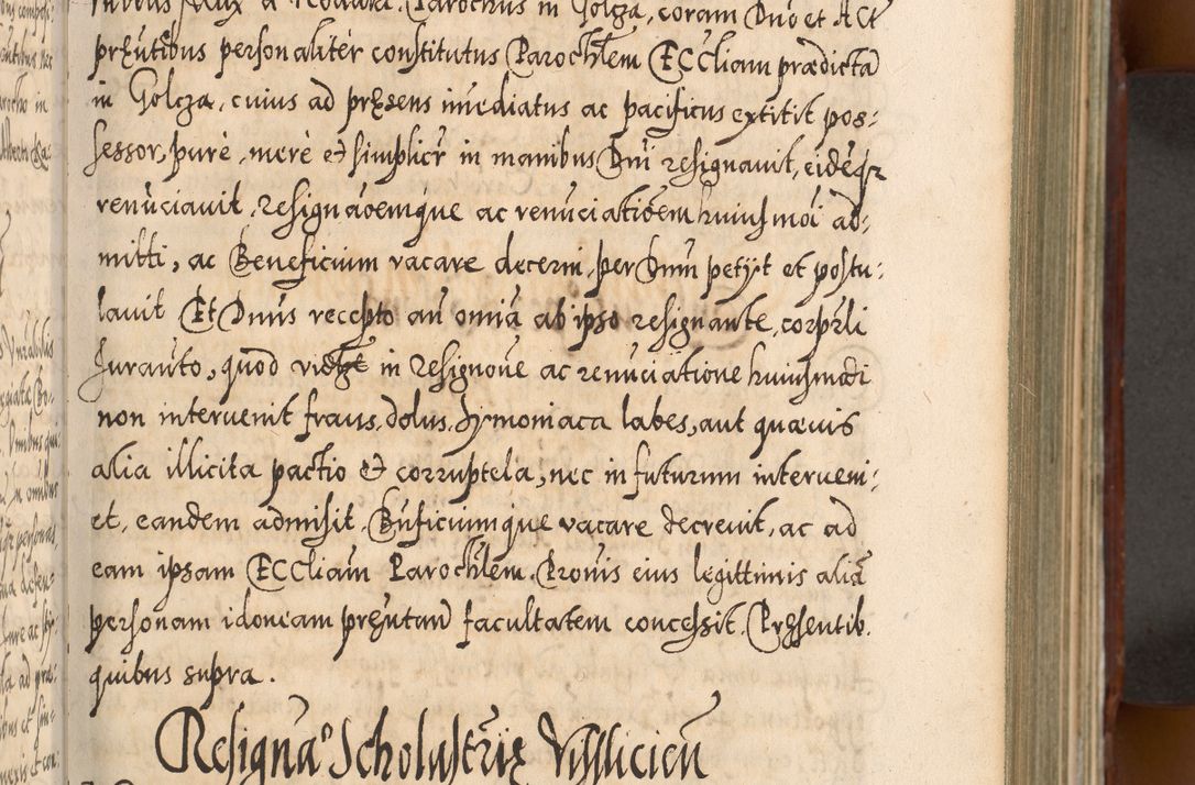 Zdjęcie nr 182 dla obiektu archiwalnego: Illistrissimo et revedissimo in Christo Patre Domino Domino Georgio Rzadziwił Miserone Divina Sacrostae R. E. Tituli S. Sixti Presbitero Cardinali Duce in Olyka et Niesswiesz ad Gubernacula Ecclessiae Cracoviensis cuius administratorialem a Sancta Sede Apostolica obtinverat feliciter sedente. Acta actorum, causarum, sententiarum tam deffinitivarum quam interloquutoriarum decretorum, obligationum, quietationum, recognitionum, constitutionum procuratorum etc. coram Reverendo Domino Stanislao Crassinskz de Crasne Archidiacono Cracoviensis, Scholastico Gnesnesis, Custode Plocensis etc. Vicario et Officiali Generali Cracoviensi in Ano Domini Millesimo Quingentesimo Nonagesimo Primo cuius indictio quarta pontificatus SS. Domini Nostri Gregorii XIIII Anno I psius prio feliciter incipiut