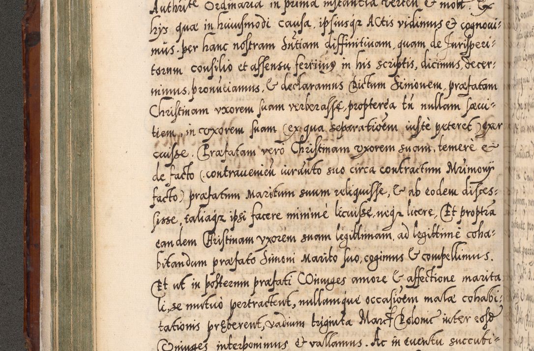 Zdjęcie nr 165 dla obiektu archiwalnego: Illistrissimo et revedissimo in Christo Patre Domino Domino Georgio Rzadziwił Miserone Divina Sacrostae R. E. Tituli S. Sixti Presbitero Cardinali Duce in Olyka et Niesswiesz ad Gubernacula Ecclessiae Cracoviensis cuius administratorialem a Sancta Sede Apostolica obtinverat feliciter sedente. Acta actorum, causarum, sententiarum tam deffinitivarum quam interloquutoriarum decretorum, obligationum, quietationum, recognitionum, constitutionum procuratorum etc. coram Reverendo Domino Stanislao Crassinskz de Crasne Archidiacono Cracoviensis, Scholastico Gnesnesis, Custode Plocensis etc. Vicario et Officiali Generali Cracoviensi in Ano Domini Millesimo Quingentesimo Nonagesimo Primo cuius indictio quarta pontificatus SS. Domini Nostri Gregorii XIIII Anno I psius prio feliciter incipiut