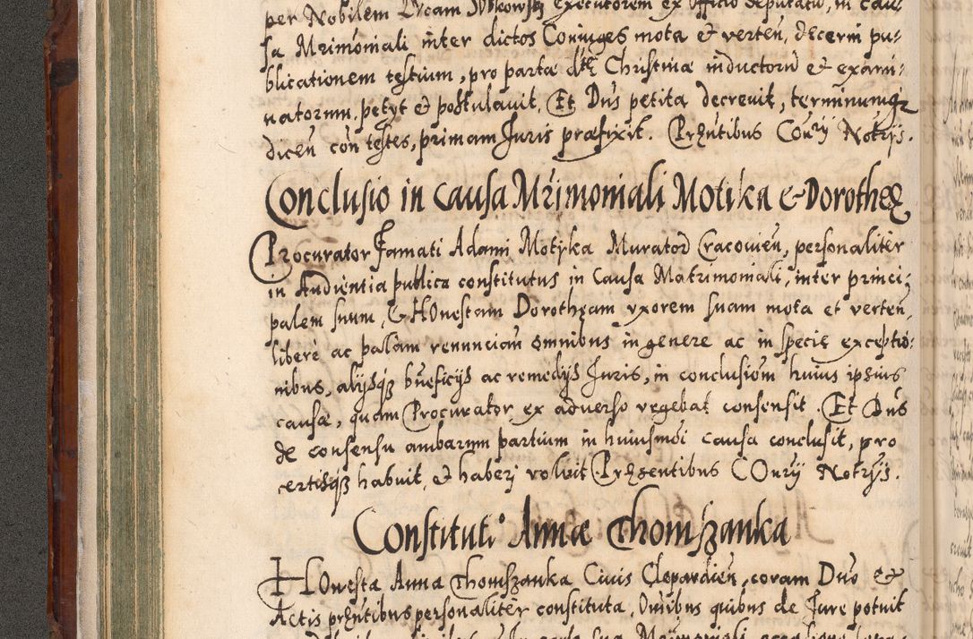 Zdjęcie nr 131 dla obiektu archiwalnego: Illistrissimo et revedissimo in Christo Patre Domino Domino Georgio Rzadziwił Miserone Divina Sacrostae R. E. Tituli S. Sixti Presbitero Cardinali Duce in Olyka et Niesswiesz ad Gubernacula Ecclessiae Cracoviensis cuius administratorialem a Sancta Sede Apostolica obtinverat feliciter sedente. Acta actorum, causarum, sententiarum tam deffinitivarum quam interloquutoriarum decretorum, obligationum, quietationum, recognitionum, constitutionum procuratorum etc. coram Reverendo Domino Stanislao Crassinskz de Crasne Archidiacono Cracoviensis, Scholastico Gnesnesis, Custode Plocensis etc. Vicario et Officiali Generali Cracoviensi in Ano Domini Millesimo Quingentesimo Nonagesimo Primo cuius indictio quarta pontificatus SS. Domini Nostri Gregorii XIIII Anno I psius prio feliciter incipiut