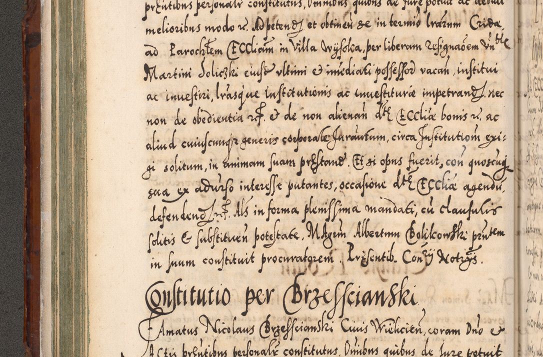 Zdjęcie nr 127 dla obiektu archiwalnego: Illistrissimo et revedissimo in Christo Patre Domino Domino Georgio Rzadziwił Miserone Divina Sacrostae R. E. Tituli S. Sixti Presbitero Cardinali Duce in Olyka et Niesswiesz ad Gubernacula Ecclessiae Cracoviensis cuius administratorialem a Sancta Sede Apostolica obtinverat feliciter sedente. Acta actorum, causarum, sententiarum tam deffinitivarum quam interloquutoriarum decretorum, obligationum, quietationum, recognitionum, constitutionum procuratorum etc. coram Reverendo Domino Stanislao Crassinskz de Crasne Archidiacono Cracoviensis, Scholastico Gnesnesis, Custode Plocensis etc. Vicario et Officiali Generali Cracoviensi in Ano Domini Millesimo Quingentesimo Nonagesimo Primo cuius indictio quarta pontificatus SS. Domini Nostri Gregorii XIIII Anno I psius prio feliciter incipiut
