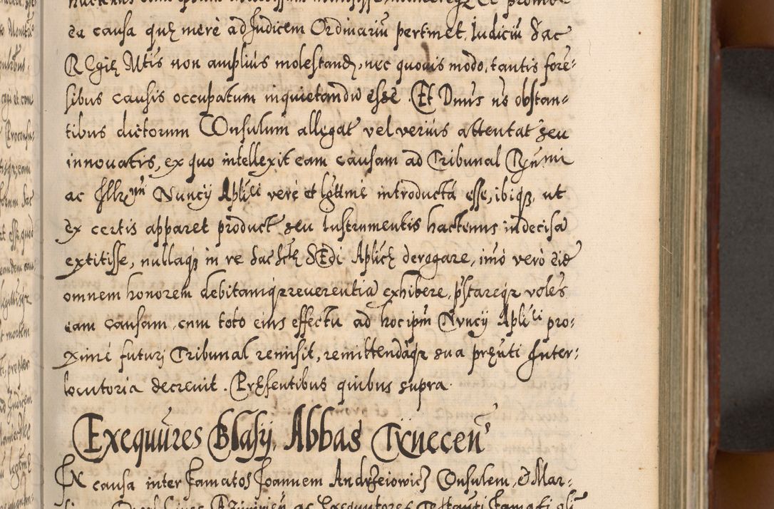 Zdjęcie nr 122 dla obiektu archiwalnego: Illistrissimo et revedissimo in Christo Patre Domino Domino Georgio Rzadziwił Miserone Divina Sacrostae R. E. Tituli S. Sixti Presbitero Cardinali Duce in Olyka et Niesswiesz ad Gubernacula Ecclessiae Cracoviensis cuius administratorialem a Sancta Sede Apostolica obtinverat feliciter sedente. Acta actorum, causarum, sententiarum tam deffinitivarum quam interloquutoriarum decretorum, obligationum, quietationum, recognitionum, constitutionum procuratorum etc. coram Reverendo Domino Stanislao Crassinskz de Crasne Archidiacono Cracoviensis, Scholastico Gnesnesis, Custode Plocensis etc. Vicario et Officiali Generali Cracoviensi in Ano Domini Millesimo Quingentesimo Nonagesimo Primo cuius indictio quarta pontificatus SS. Domini Nostri Gregorii XIIII Anno I psius prio feliciter incipiut
