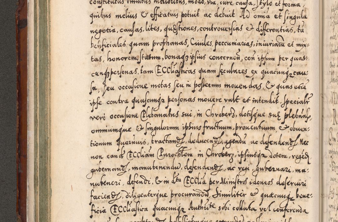 Zdjęcie nr 101 dla obiektu archiwalnego: Illistrissimo et revedissimo in Christo Patre Domino Domino Georgio Rzadziwił Miserone Divina Sacrostae R. E. Tituli S. Sixti Presbitero Cardinali Duce in Olyka et Niesswiesz ad Gubernacula Ecclessiae Cracoviensis cuius administratorialem a Sancta Sede Apostolica obtinverat feliciter sedente. Acta actorum, causarum, sententiarum tam deffinitivarum quam interloquutoriarum decretorum, obligationum, quietationum, recognitionum, constitutionum procuratorum etc. coram Reverendo Domino Stanislao Crassinskz de Crasne Archidiacono Cracoviensis, Scholastico Gnesnesis, Custode Plocensis etc. Vicario et Officiali Generali Cracoviensi in Ano Domini Millesimo Quingentesimo Nonagesimo Primo cuius indictio quarta pontificatus SS. Domini Nostri Gregorii XIIII Anno I psius prio feliciter incipiut