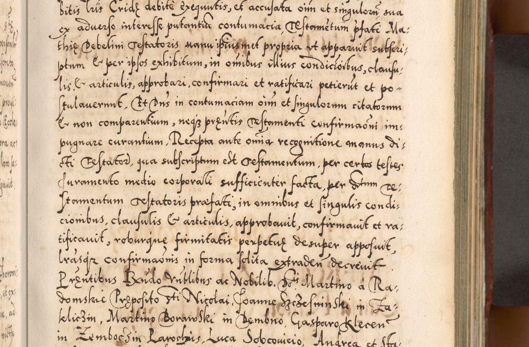 Zdjęcie nr 68 dla obiektu archiwalnego: Illistrissimo et revedissimo in Christo Patre Domino Domino Georgio Rzadziwił Miserone Divina Sacrostae R. E. Tituli S. Sixti Presbitero Cardinali Duce in Olyka et Niesswiesz ad Gubernacula Ecclessiae Cracoviensis cuius administratorialem a Sancta Sede Apostolica obtinverat feliciter sedente. Acta actorum, causarum, sententiarum tam deffinitivarum quam interloquutoriarum decretorum, obligationum, quietationum, recognitionum, constitutionum procuratorum etc. coram Reverendo Domino Stanislao Crassinskz de Crasne Archidiacono Cracoviensis, Scholastico Gnesnesis, Custode Plocensis etc. Vicario et Officiali Generali Cracoviensi in Ano Domini Millesimo Quingentesimo Nonagesimo Primo cuius indictio quarta pontificatus SS. Domini Nostri Gregorii XIIII Anno I psius prio feliciter incipiut